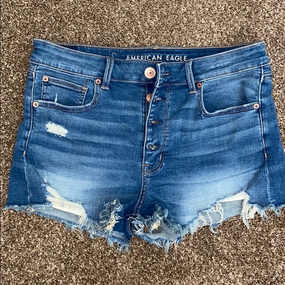 American Eagle Outfitters Pants - AMERICAN EAGLE - HIGH WAISTED SHORTS